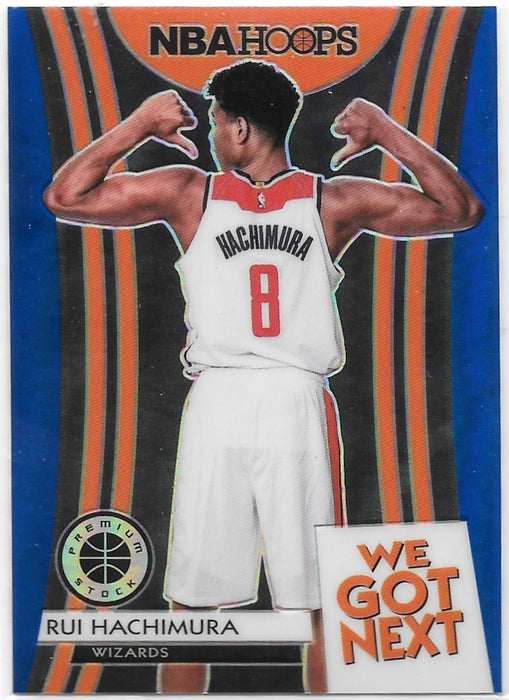 Rui Hachimura, We Got Next, Blue Prizm, 2019-20 Panini Hoops Premium Stock Basketball NBA