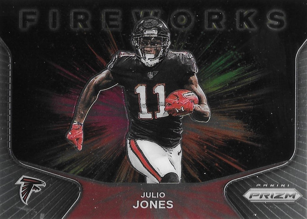 Julio Jones, Fireworks, 2020 Panini Prizm Football NFL