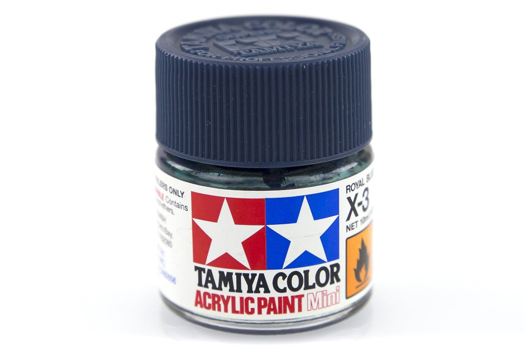 TAMIYA ACRYLIC MINI X-3 ROYAL BLUE 10ml