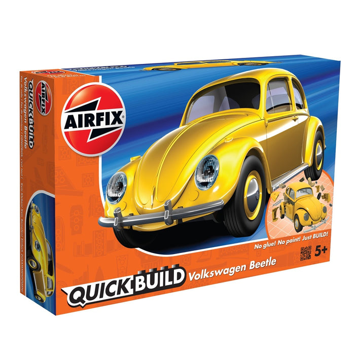 AIRFIX QUICKBUILD VW BEETLE - YELLOW