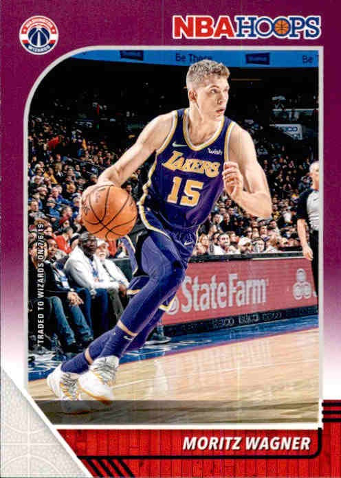 Moritz Wagner, #276, Purple Parallel, 2019-20 Panini Hoops Basketball NBA