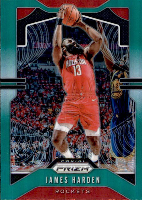 James Harden, 2019-20 Prizm Basketball GREEN Refractor