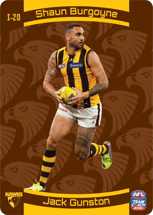 Burgoyne, Gunston, 3D Icons, 2021 Teamcoach AFL