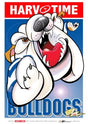 Canterbury Bulldogs, NRL Mascot Harv Time Poster