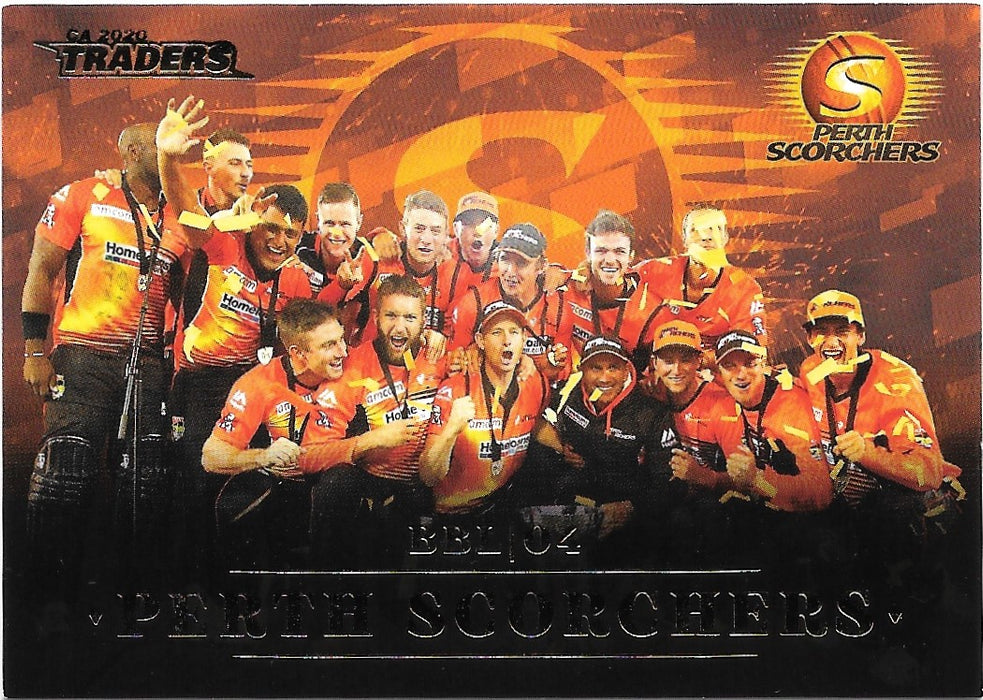 BBL 04 Season Premiers Perth Scorchers, 2020-21 TLA Cricket Australia and BBL