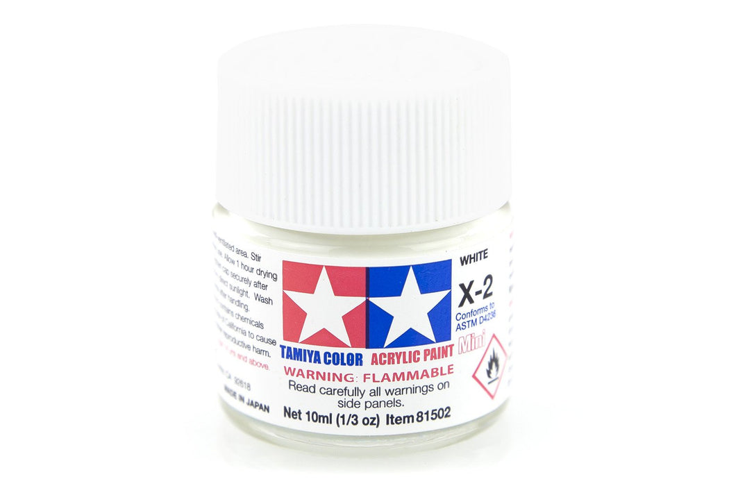 TAMIYA ACRYLIC MINI X-2 WHITE 10ml