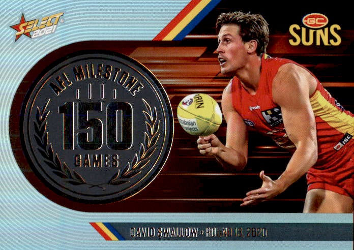 David Swallow, 150 Games Milestone, 2021 Select AFL Footy Stars