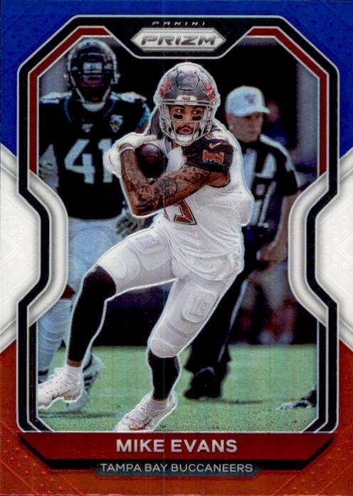 Mike Evans, Red White Blue Prizm, 2020 Panini Prizm Football NFL