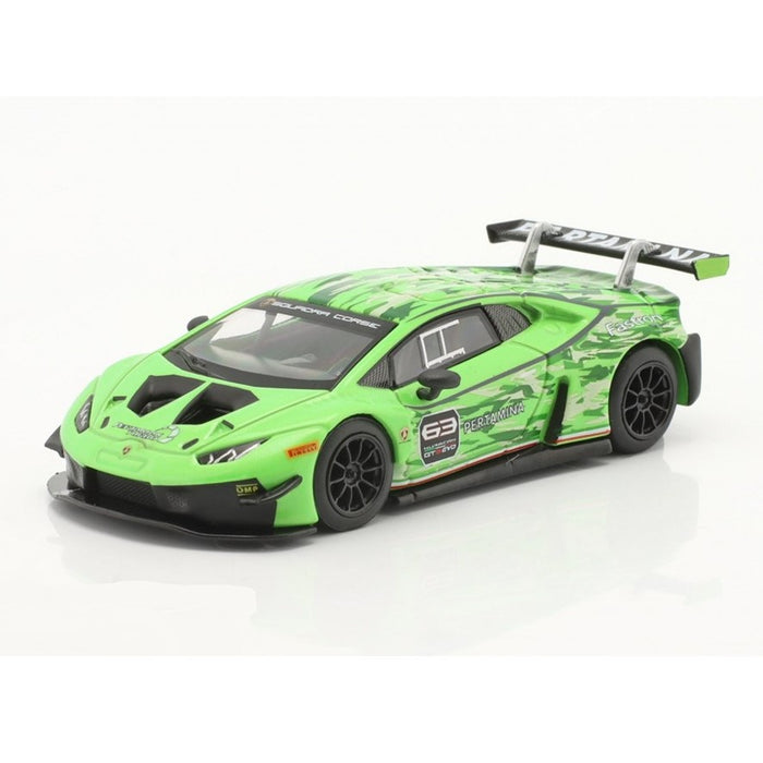 Mini GT, Lamborghini Huracan GT3 EVO Presentation, 1:64 Scale Diecast Model Car