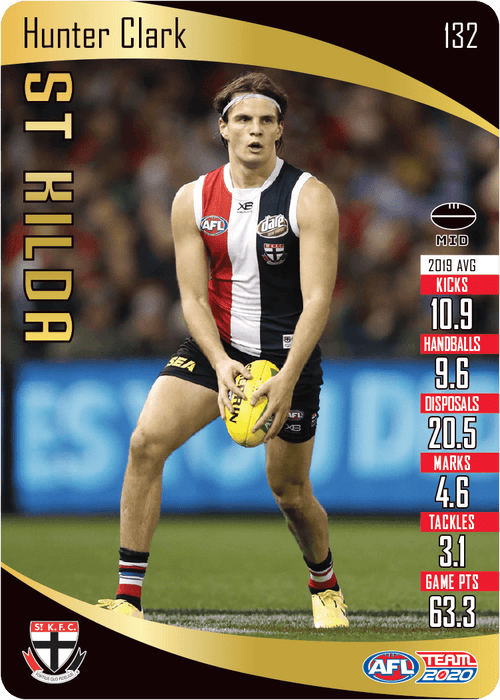 Hunter Clark, Gold, 2020 Teamcoach AFL