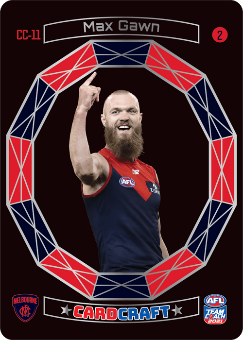 Max Gawn, #2, Craft Card, 2021 Teamcoach AFL