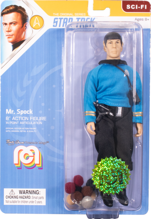 Star Trek Mr Spock, 8" Action Figure, MEGO Sci-Fi