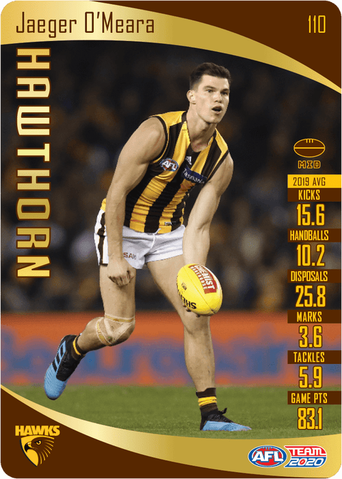 Jaeger O'Meara, Gold, 2020 Teamcoach AFL