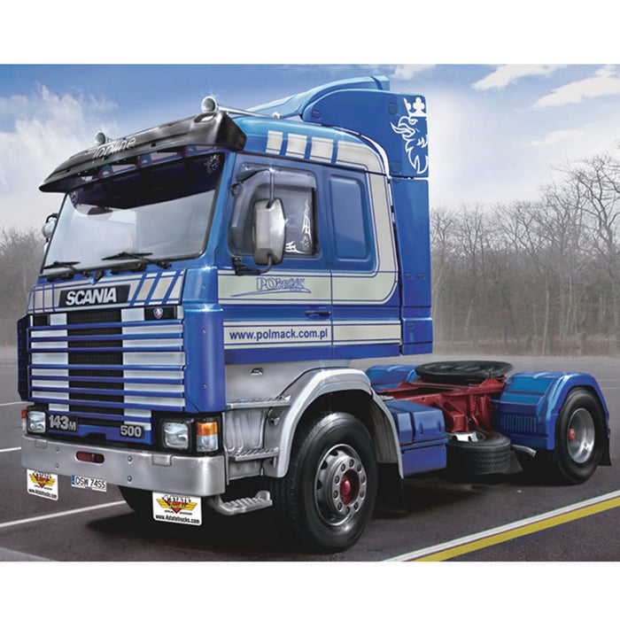 ITALERI SCANIA 143M TOPLINE 4X2 Truck, 1:24 Scale Model Kit