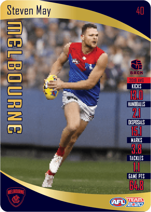 Steven May, Gold, 2020 Teamcoach AFL