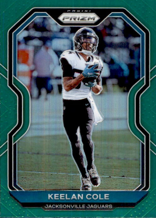 Keelan Cole, Green Prizm, 2020 Panini Prizm Football NFL