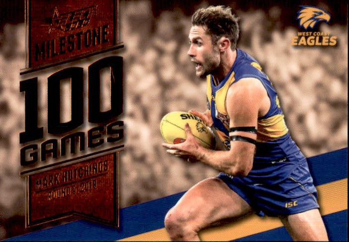 Mark Hutchins, 100 Games Milestone, 2020 Select AFL Footy Stars