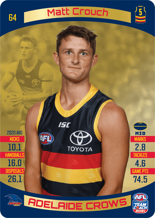 Matt Crouch, Gold, 2021 Teamcoach AFL