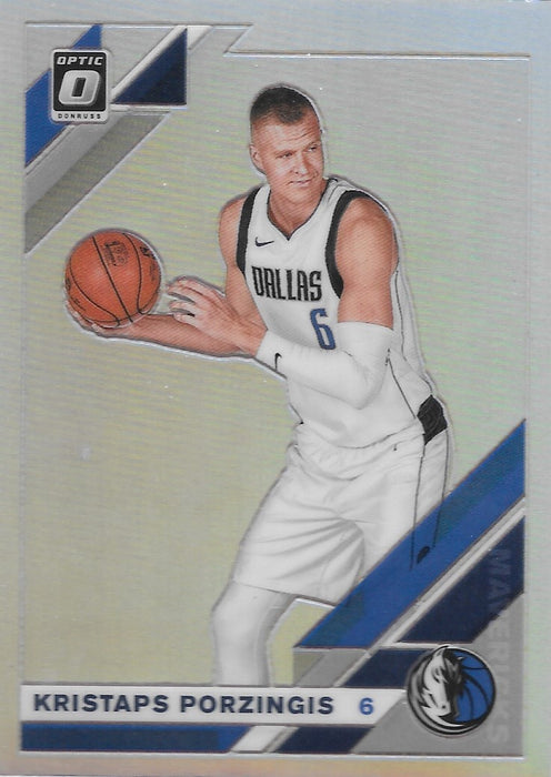 Kristaps Porzingis, Silver Prizm, 2019-20 Panini Optic Basketball