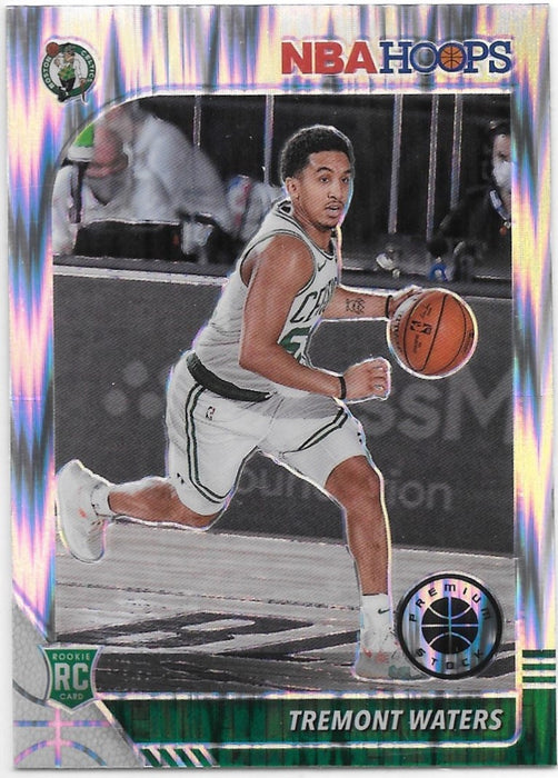 Tremont Waters, RC, Silver Flash Prizm, 2019-20 Panini Hoops Premium Stock Basketball NBA