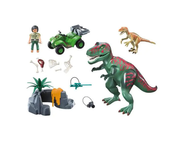 Playmobil 71183 Dinos Explorer Quad with T-Rex