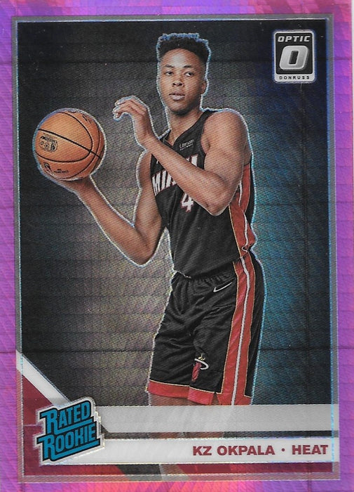 KZ Okpala, Rated Rookie, Pink Hyper Prizm, 2019-20 Panini Donruss Optic Basketball NBA