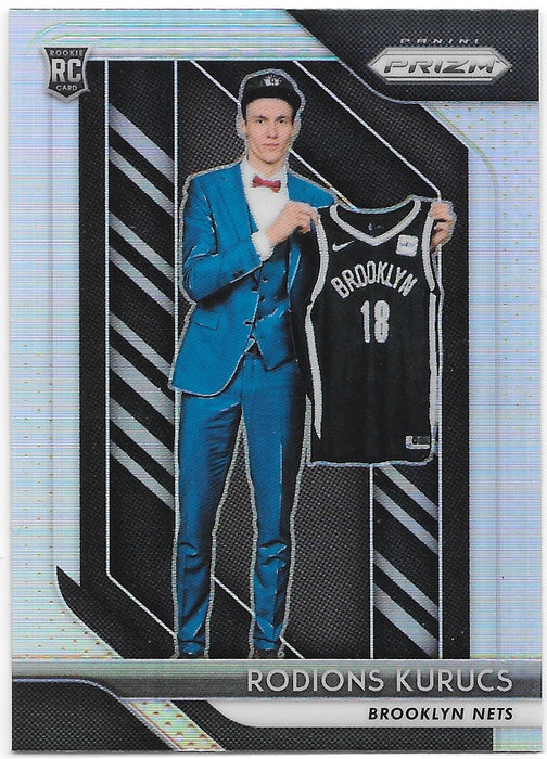 Rodions Kurucs, RC, Silver Prizm, 2018-19 Panini Prizm Basketball NBA