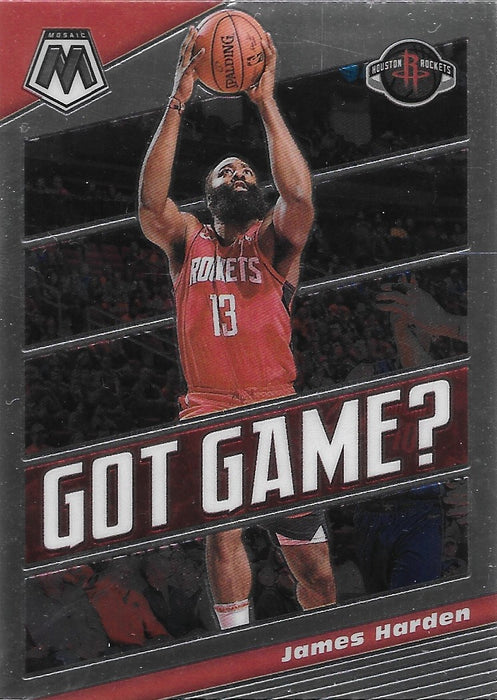 James Harden, Got Game, 2019-20 Panini Mosaic Basketball NBA