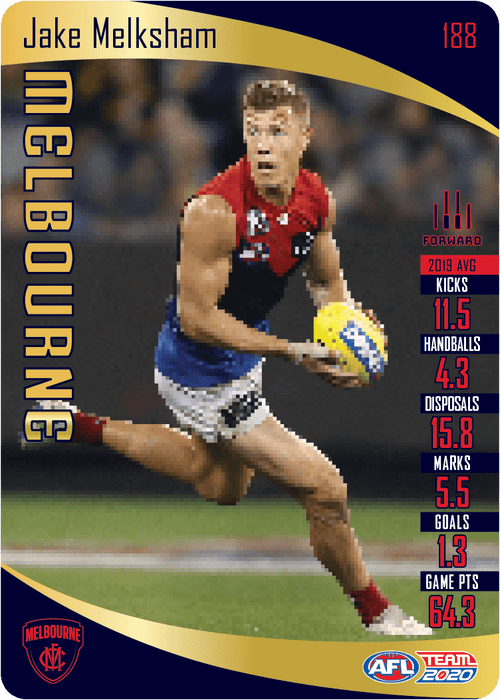 Jake Melksham, Gold, 2020 Teamcoach AFL