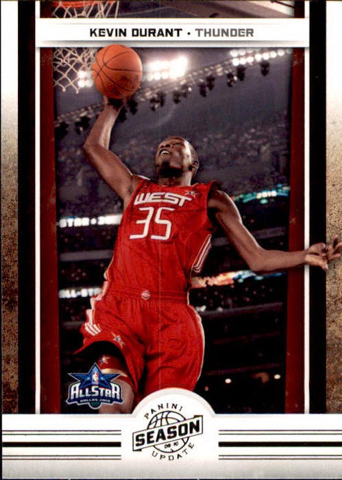 Kevin Durant, Highlights, 2009-10 Panini Season Update NBA Basketball #198