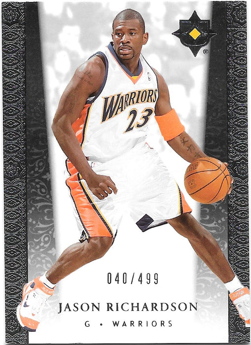 Jason Richardson, 2006-07 UD Ultimate Collection Basketball NBA