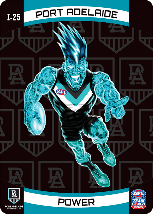 Port Adelaide Power Mascot, 3D Icons, 2021 Teamcoach AFL