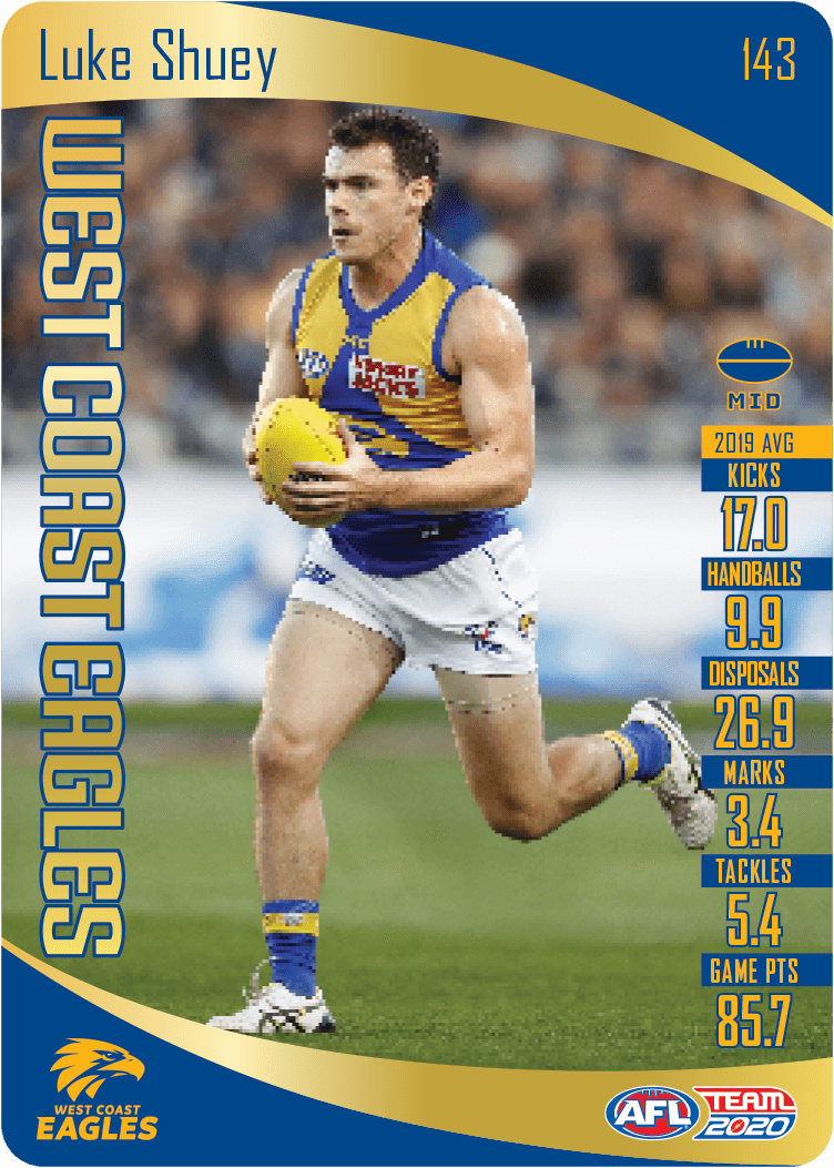 Luke Shuey, Gold, 2020 Teamcoach AFL