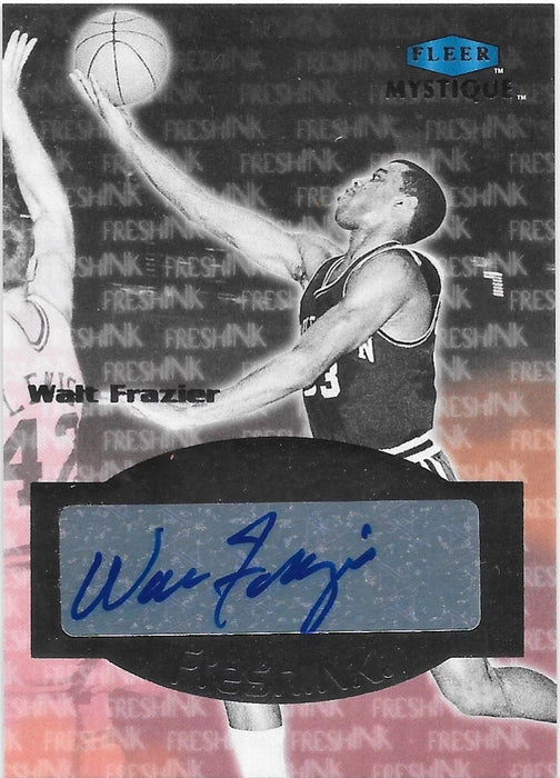 Walt Frazier, Mystique Fresh Ink Signature, 2012-13 Fleer Retro Basketball NBA