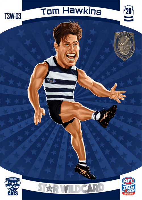 Tom Hawkins, Trophy Star Wildcard, 2021 Teamcoach AFL