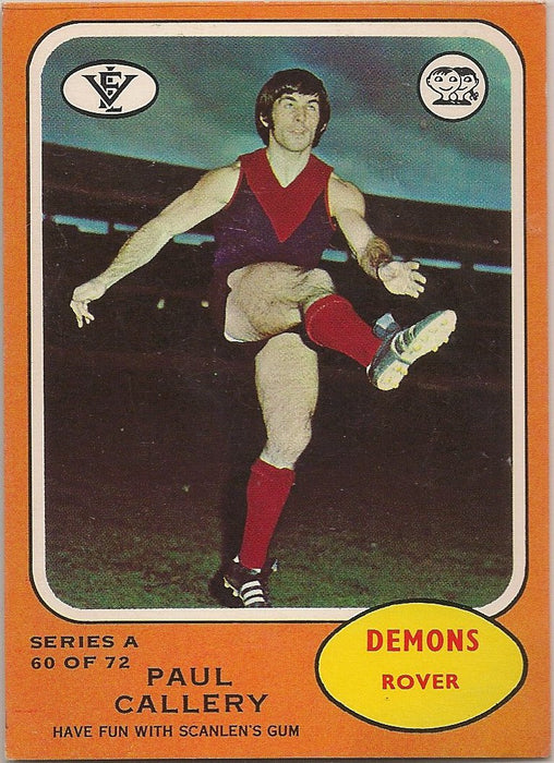 1973 Scanlens VFL Series A, Paul Callery