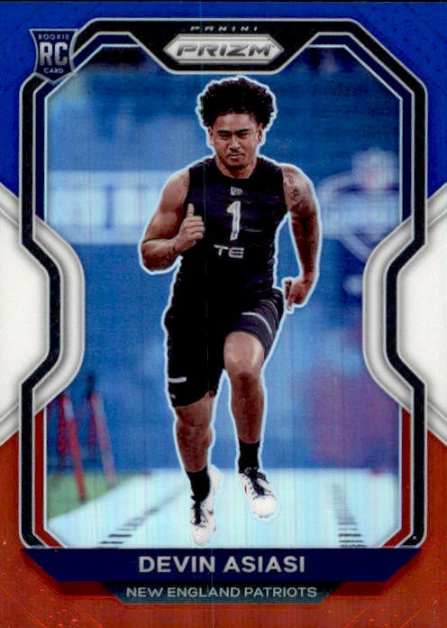 Devin Asiasi, RC, Red White Blue Prizm, 2020 Panini Prizm Football NFL