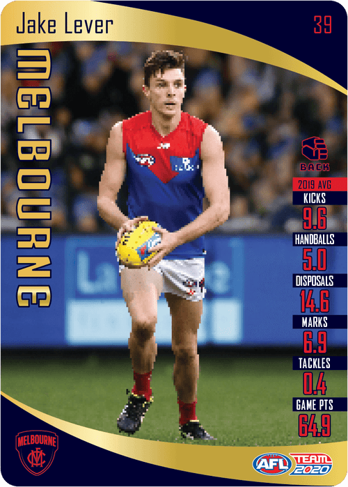 Jake Lever, Gold, 2020 Teamcoach AFL