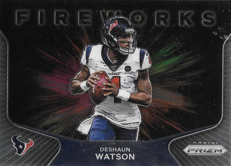 DeShaun Watson, Fireworks, 2020 Panini Prizm Football NFL