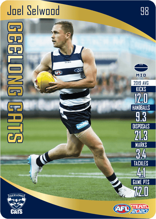 Joel Selwood, Gold, 2020 Teamcoach AFL