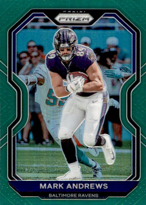 Mark Andrews, Green Prizm, 2020 Panini Prizm Football NFL