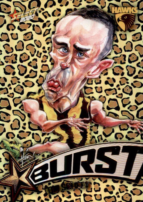 Tom Scully, Leopard Starburst, 2020 Select AFL Footy Stars