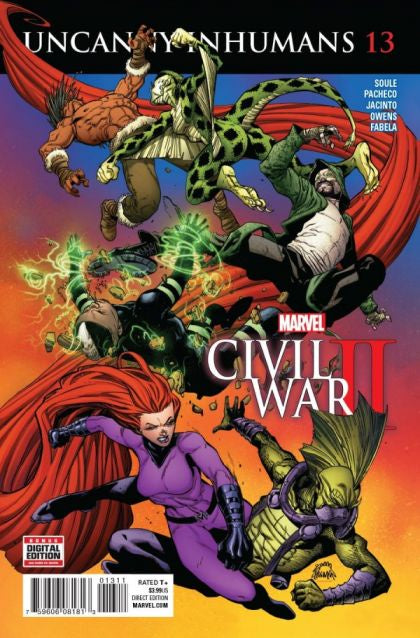 Marvel The Uncanny Inhumans #13 Comic