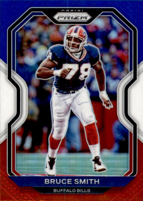 Bruce Smith, Red White Blue Prizm, 2020 Panini Prizm Football NFL