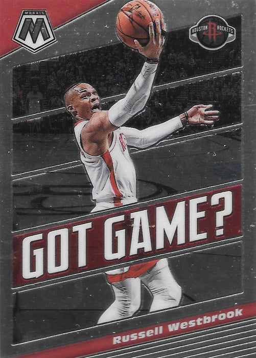 Russell Westbrook, Got Game, 2019-20 Panini Mosaic Basketball NBA