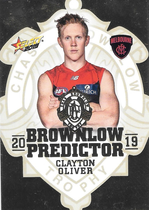 Clayton Oliver, Gold Brownlow Predictor, 2019 Select AFL Footy Stars