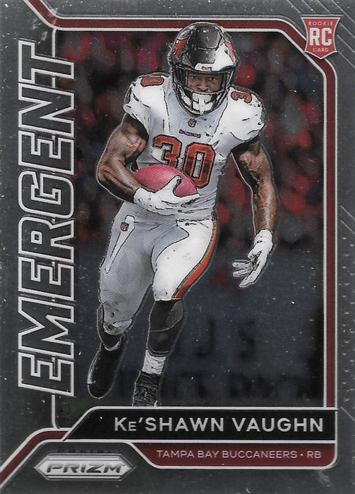 Ke'Shawn Vaughn, Emergent, 2020 Panini Prizm Football NFL