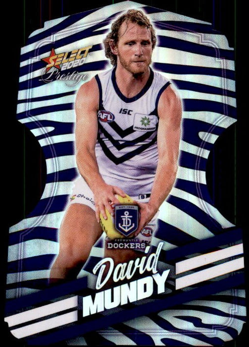 David Mundy, Zebra Diecut, 2020 Select AFL PRESTIGE Footy Stars