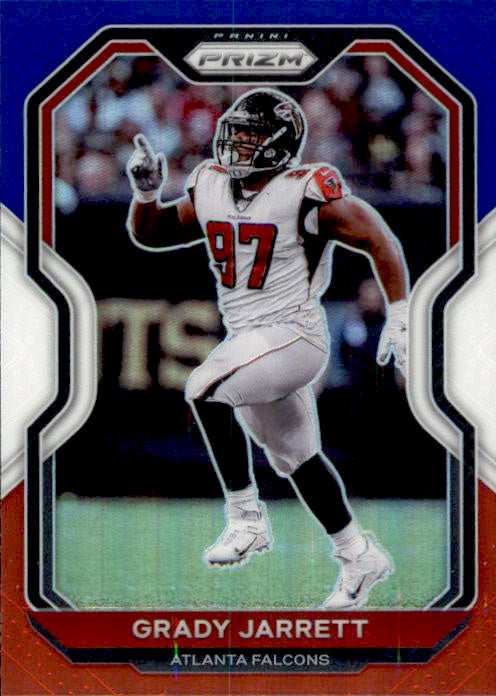 Grady Jarrett, Red White Blue Prizm, 2020 Panini Prizm Football NFL