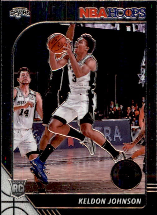 Keldon Johnson, RC, 2019-20 Panini Hoops Premium Stock Basketball NBA